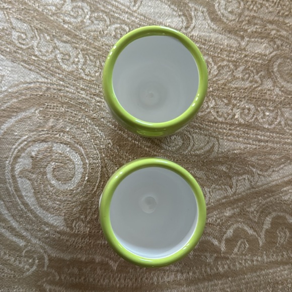 City to Cottage Polka Dot Egg Cups, set of 2 - Picture 3 of 4